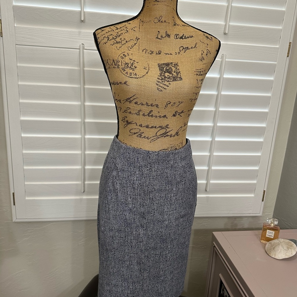 Lands' End Women's Charcoal Pencil Skirt